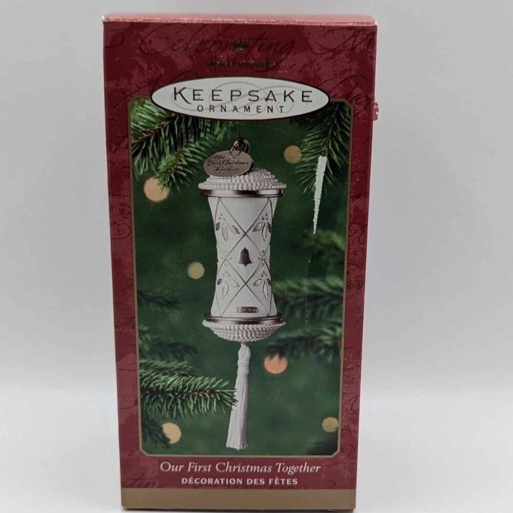 Hallmark 2000 "Our First Christmas Together" Keepsake Ornament Time Capsule